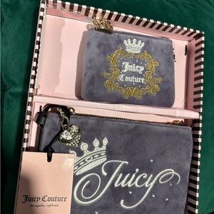 Juicy Couture Purple Velvet Pouch
